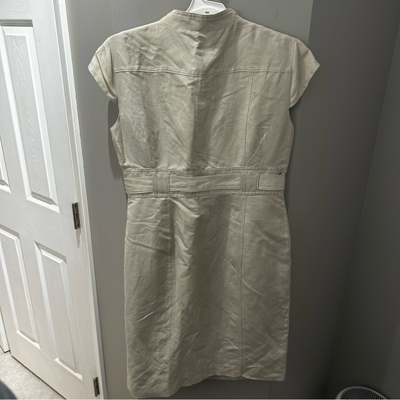 Calvin Klein Beige Dress-14 - Picture 6 of 6